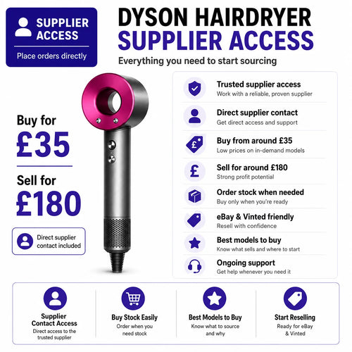 Dyson Hairdryer Reselling — Direct Supplier Access
